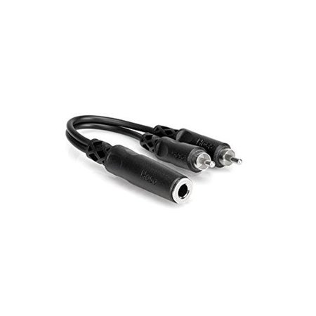 HOSA TECHNOLOGY INC Hosa YPR131 Y Cable; .25 In Tsf To Dual Rca YPR131